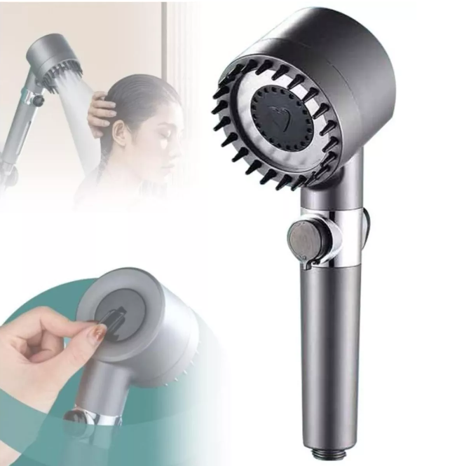 💧 HydroZen™ – Cabezal de Ducha de Alta Presión y Masaje Relax