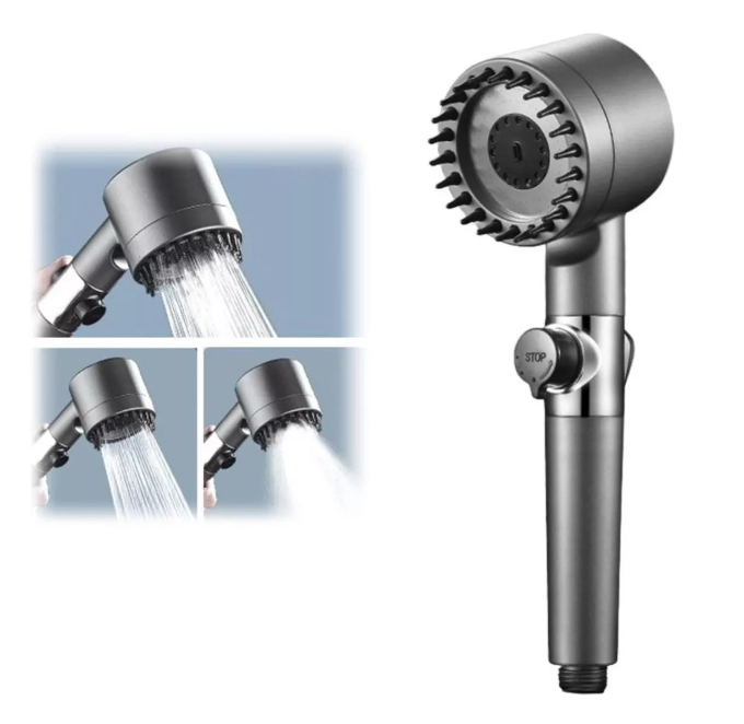 💧 HydroZen™ – Cabezal de Ducha de Alta Presión y Masaje Relax