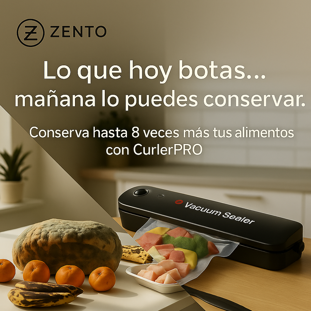 Sellador al vacío CURLERPRO™ + Rollo 5mt